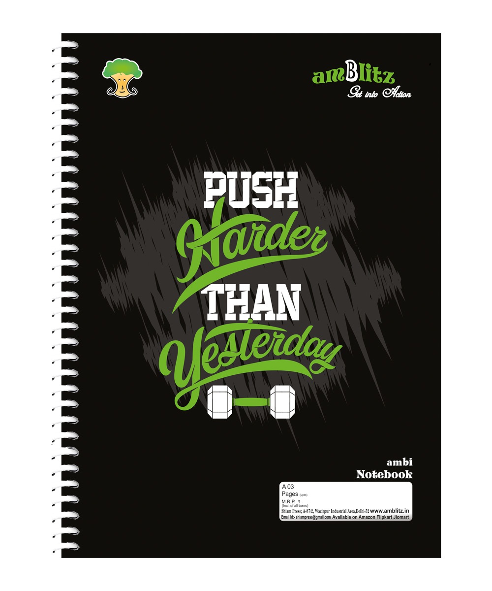 Spiral Ruled Notebook - 500 Pages - A4 Size