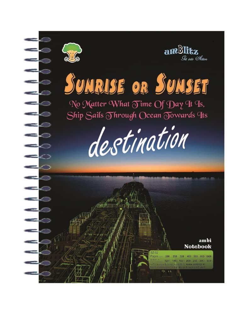 Spiral Ruled Notebook - 1000 Pages - Mega Series