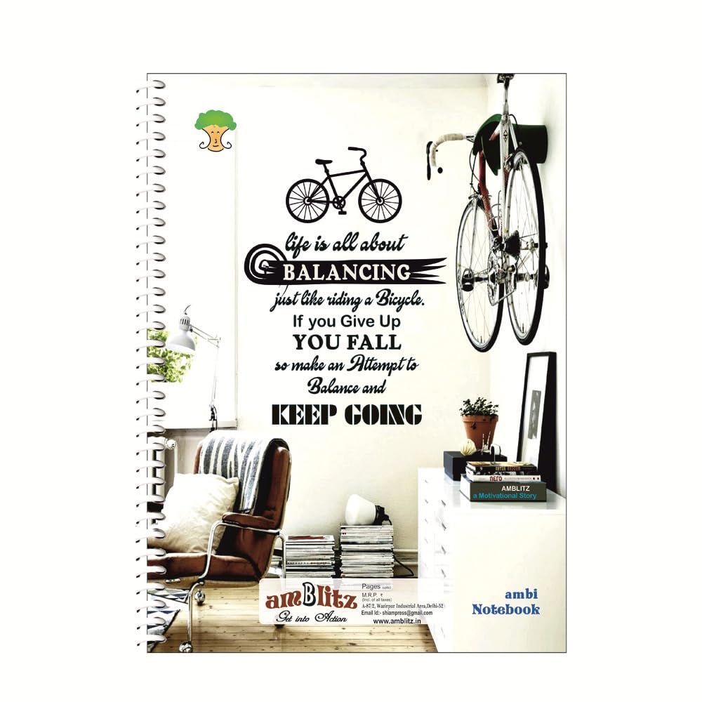 UnRuled Spiral Notebook - 400 Pages